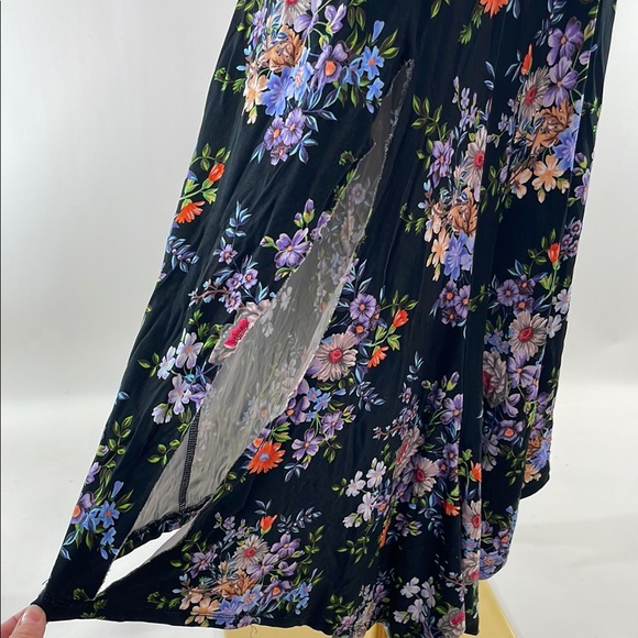 Paco Rabanne Black Floral Midi Dress, 34 - Picture 8 of 15